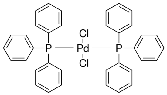 图片 双三苯基膦二氯化钯，Bis(triphenylphosphine)palladium(II) dichloride [PdCl2(PPh3)2]；98%