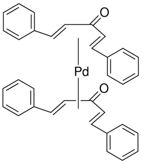 图片 双(二亚苄基丙酮)钯(0)，Bis(dibenzylideneacetone) palladium(0) [Pd(dba)2]