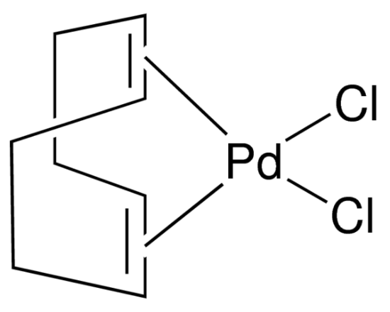 图片 (1,5-环辛二烯)二氯化钯(II)，Dichloro(1,5-cyclooctadiene) palladium(II) [PdCl2(cod)]；99%