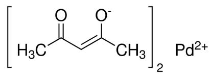 图片 二乙酰丙酮钯 (II)，Palladium(II) acetylacetonate [Pd(acac)2]；99%