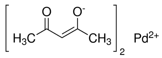 图片 二乙酰丙酮钯 (II)，Palladium(II) acetylacetonate [Pd(acac)2]；Umicore, 99%