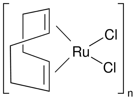 图片 二氯化(环辛基-1,5-二烯)钌聚合物，Dichloro(1,5-cyclooctadiene)ruthenium(II), polymer；95%