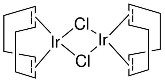 图片 双(1,5-环辛二烯)氯化铱(I)二聚体，Bis(1,5-cyclooctadiene) diiridium(I) dichloride, [Ir(1,5-cod)Cl]2；Umicore, 97%