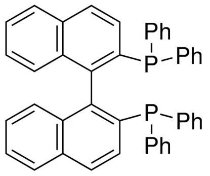 图片 2,2′-双(二苯基膦)-1,1′-联萘，2,2'-Bis(diphenylphosphino)-1,1'-binaphthyl [rac-BINAP]；97%