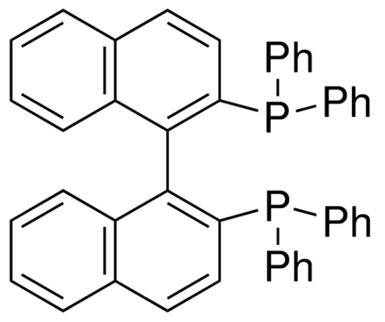 图片 2,2′-双(二苯基膦)-1,1′-联萘，2,2'-Bis(diphenylphosphino)-1,1'-binaphthyl [rac-BINAP]；97%