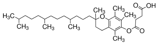 图片 D-α-生育酚琥珀酸酯，D-α-Tocopherol succinate；BioXtra, ≥98.0% (HPLC)