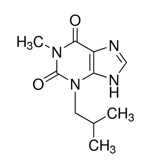 图片 3-异丁基-1-甲基黄嘌呤 [IBMX]，3-Isobutyl-1-methylxanthine [IBMX]；≥99% (HPLC), powder