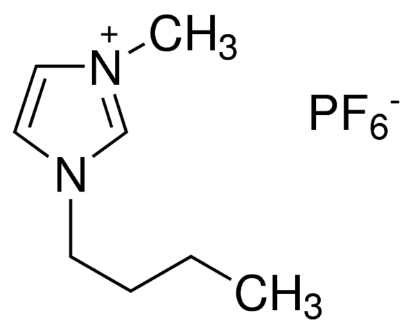 图片 1-丁基-3-甲基咪唑六氟磷酸盐，1-Butyl-3-methylimidazolium hexafluorophosphate [BMIMPF6]；for catalysis, ≥98.5% (T)