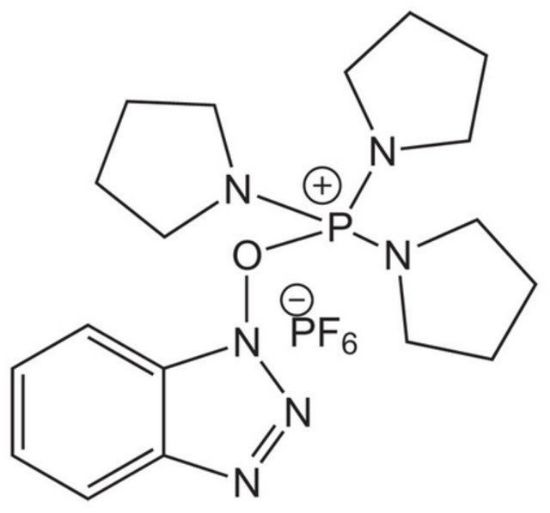 图片 1H-苯并三唑-1-基氧三吡咯烷基六氟磷酸盐，(Benzotriazol-1-yloxy) tripyrrolidinophosphonium hexafluorophosphate [PyBOP]；Novabiochem®, ≥99.0% (HPLC)