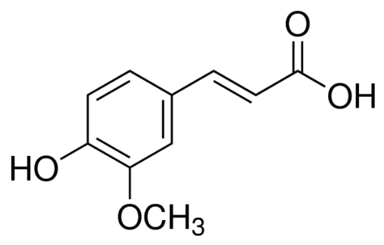图片 阿魏酸，Ferulic acid；mixture of isomers, analytical standard, ≥99.0% (HPLC)