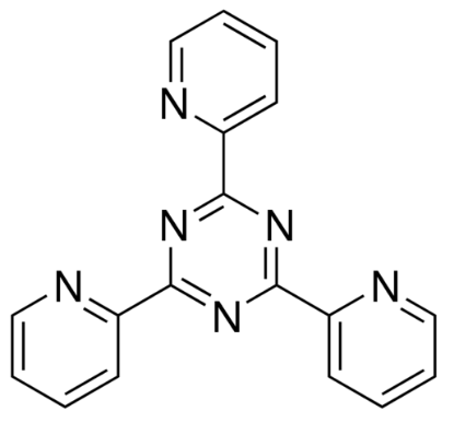 图片 2,4,6-三(2-吡啶基)-s-三嗪 [TPTZ]，2,4,6-Tris(2-pyridyl)-s-triazine；for spectrophotometric det. (of Fe), ≥98%