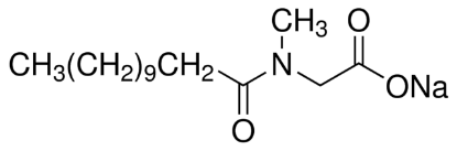 图片 N-月桂酰肌氨酸钠盐，N-Lauroylsarcosine sodium salt [Sarkosyl NL, SLS]；≥97.0% (HPLC)