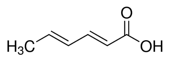 图片 2,4-己二烯酸 [山梨酸]，2,4-Hexadienoic acid [Sorbic acid]；≥99%, FCC
