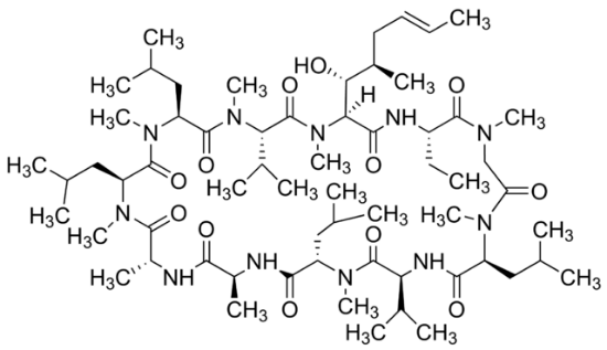 图片 环孢霉素A [环孢素A, 环孢菌素A]，Cyclosporin A；from Tolypocladium inflatum, BioReagent, for molecular biology, ≥95%