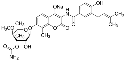 图片 新生霉素钠盐，Novobiocin sodium salt；meets USP testing specifications, ≥850 µg/mg