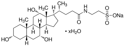 图片 牛磺胆酸钠水合物 [牛胆酸钠]，Taurocholic acid sodium salt hydrate；≥97.0% (TLC)