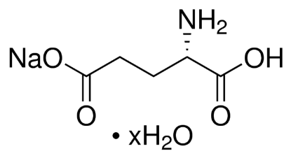 图片 L-谷氨酸单钠盐水合物，L-Glutamic acid monosodium salt hydrate [MSG]；BioReagent, suitable for cell culture, suitable for insect cell culture, ≥99%