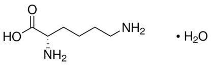图片 L-赖氨酸一水合物，L-Lysine monohydrate；BioReagent, suitable for cell culture, from non-animal source, 98.5-101.5% dry basis