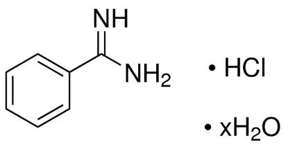 图片 苯甲脒盐酸盐水合物 [苄脒盐酸盐]，Benzamidine hydrochloride hydrate；PharmaGrade, Manufactured under appropriate controls for use as raw material in pharma or biopharmaceutical production., ≥99.0% (HPLC)