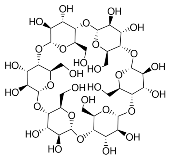 图片 α-环糊精，α-Cyclodextrin [α-CD]；produced by Wacker Chemie AG, Burghausen, Germany, ≥99.0% (HPLC)