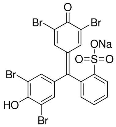 图片 溴酚蓝钠盐，Bromophenol Blue sodium salt [BPB-Na, BroB-Na]；Dye content 90 %, ACS reagent