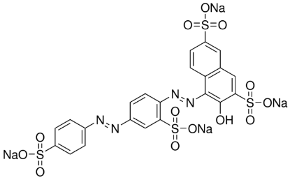 图片 丽春红S染液 [猩红S]，Ponceau S；Dye content 75%