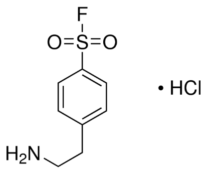 图片 4-(2-氨乙基)苯磺酰氟盐酸盐，4-(2-Aminoethyl)benzenesulfonyl fluoride hydrochloride [AEBSF]；Pefabloc® SC, analytical standard, ≥95.0% (HPLC)