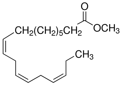 图片 亚麻酸甲酯，Methyl linolenate；analytical standard, ≥98.5% (GC)