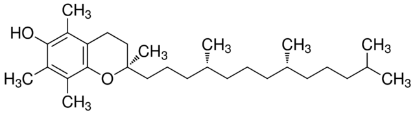 图片 (+)-α-生育酚 [维生素E]，(+)-α-Tocopherol；Type VI, from vegetable oil, liquid (≥0.88M based on potency, density and molecular wt.), BioReagent, suitable for insect cell culture, ≥1000 IU/g