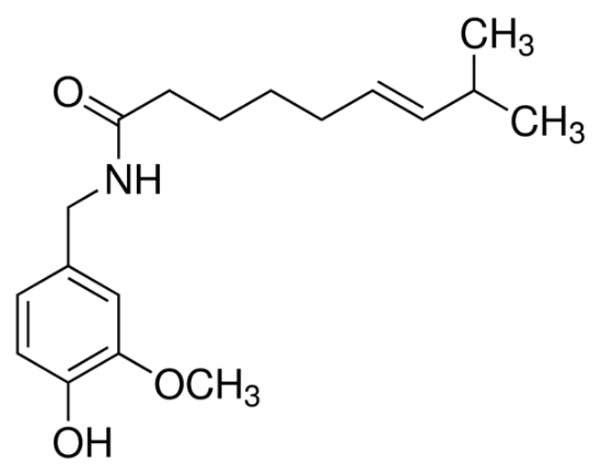 图片 辣椒碱 [辣椒素]，Capsaicin；from Capsicum sp., ≥50% (HPLC)