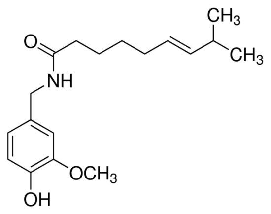 图片 辣椒碱 [辣椒素]，Capsaicin；analytical standard, ≥98.5% (HPLC)