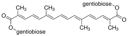 图片 藏花素 [西红花苷]，Crocin；for microscopy