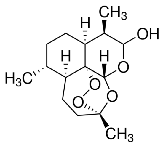 图片 双氢青蒿素，Dihydroartemisinin；analytical standard, mixture of α and β isomers, ≥97% (TLC)