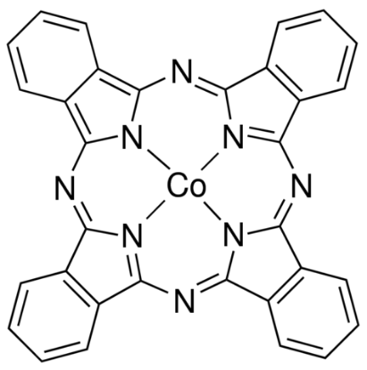 图片 酞菁钴(II)；Cobalt(II) phthalocyanine [PcCo]；β-form, Dye content 97%