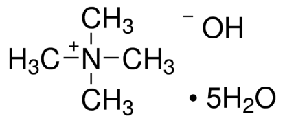 图片 四甲基氢氧化铵五水合物，Tetramethylammonium hydroxide pentahydrate [TMAH, TMAOH]；≥97%