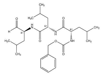 图片 蛋白酶体抑制剂XI，Z-Leu-Leu-Leu-al [MG-132]；≥90% (HPLC)