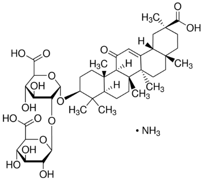 图片 甘草酸铵盐，Glycyrrhizic acid ammonium salt；analytical standard, suitable for HPLC, ≥90.0% (HPLC)