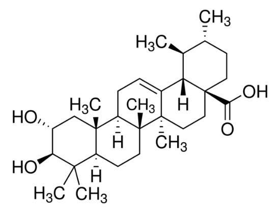 图片 科罗索酸，Corosolic acid from Lagerstroemia speciosa；≥98% (HPLC)