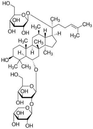 图片 三七皂苷R1，Notoginsenoside R1；≥98% (HPLC)