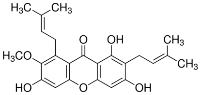 图片 α-倒捻子素，α-Mangostin [α-MG]；≥98% (HPLC)
