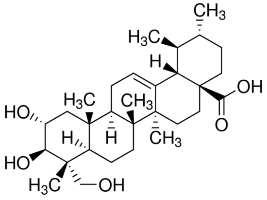 图片 积雪草酸 [亚细亚酸]，Asiatic acid [AA]；97%