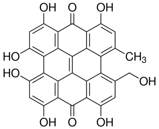 图片 伪金丝桃素，Pseudohypericin；≥95% (HPLC)