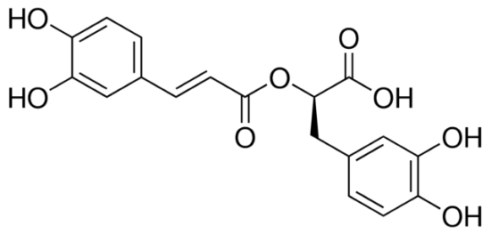 图片 迷迭香酸，Rosmarinic acid [RosA]；≥98% (HPLC), from Rosemarinus officinalis L.
