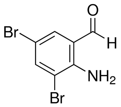图片 2-氨基-3,5-二溴苯甲醛，2-Amino-3,5-dibromobenzaldehyde；97%