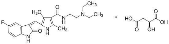 图片 苹果酸舒尼替尼，Sunitinib malate；≥98% (HPLC)