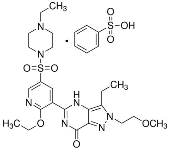 图片 吉沙地那非苯磺酸盐，Gisadenafil besylate salt；≥98% (HPLC)