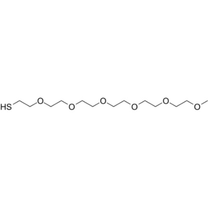 图片 2,5,8,11,14,17-六氧杂十九烷-19-硫醇，2,5,8,11,14,17-Hexaoxanonadecane-19-thiol；98%