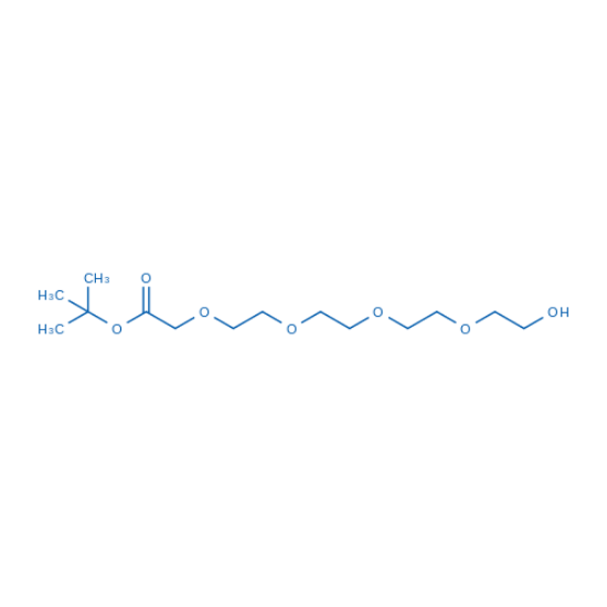 图片 14-羟基-3,6,9,12-四氧杂十四烷-1-羧酸叔丁酯，tert-Butyl 14-hydroxy-3,6,9,12-tetraoxatetradecan-1-oate；98%