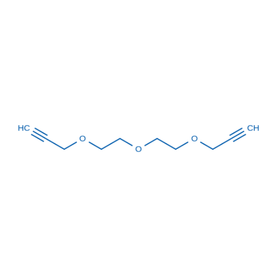 图片 3-(2-(2-(丙-2-炔-1-基氧基)乙氧基)乙氧基)丙-1-炔，3-(2-(2-(Prop-2-yn-1-yloxy)ethoxy)ethoxy)prop-1-yne；98%
