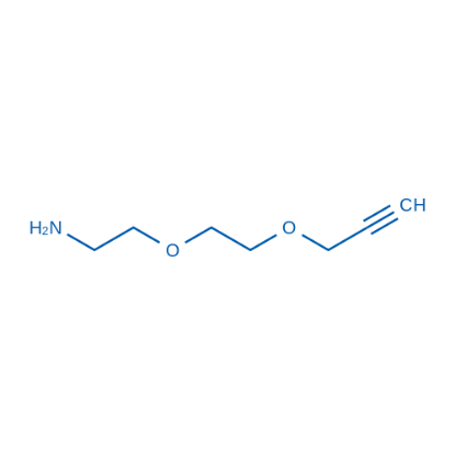 图片 2-(2-(丙-2-炔-1-基氧基)乙氧基)乙胺，2-[2-(2-Propynyloxy)ethoxy]ethylamine；98%